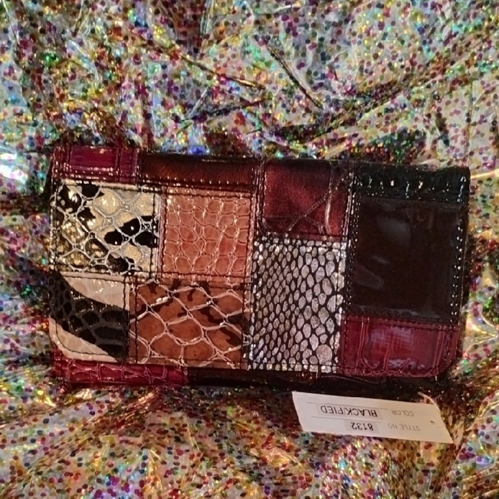 Patchwork Leather Wallet